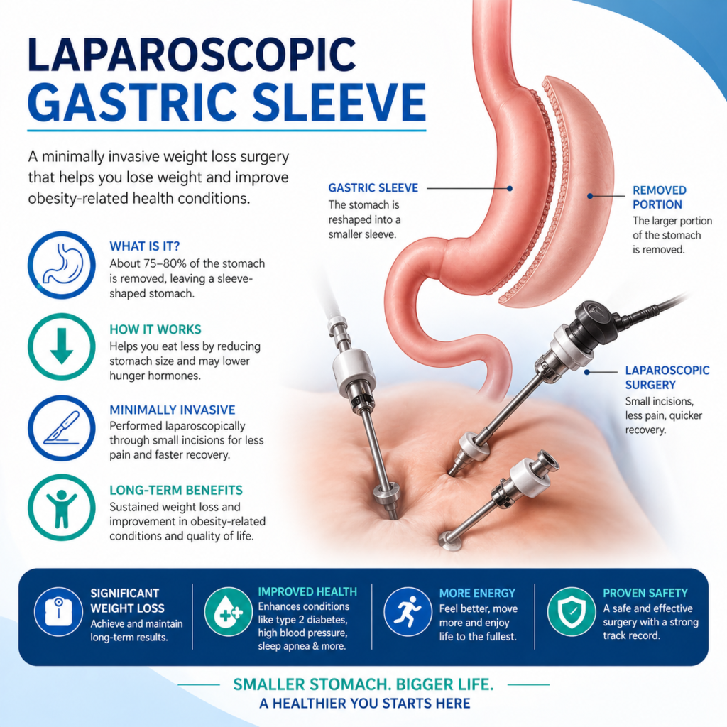 laparoscopic gastric sleeve surgery in punjab