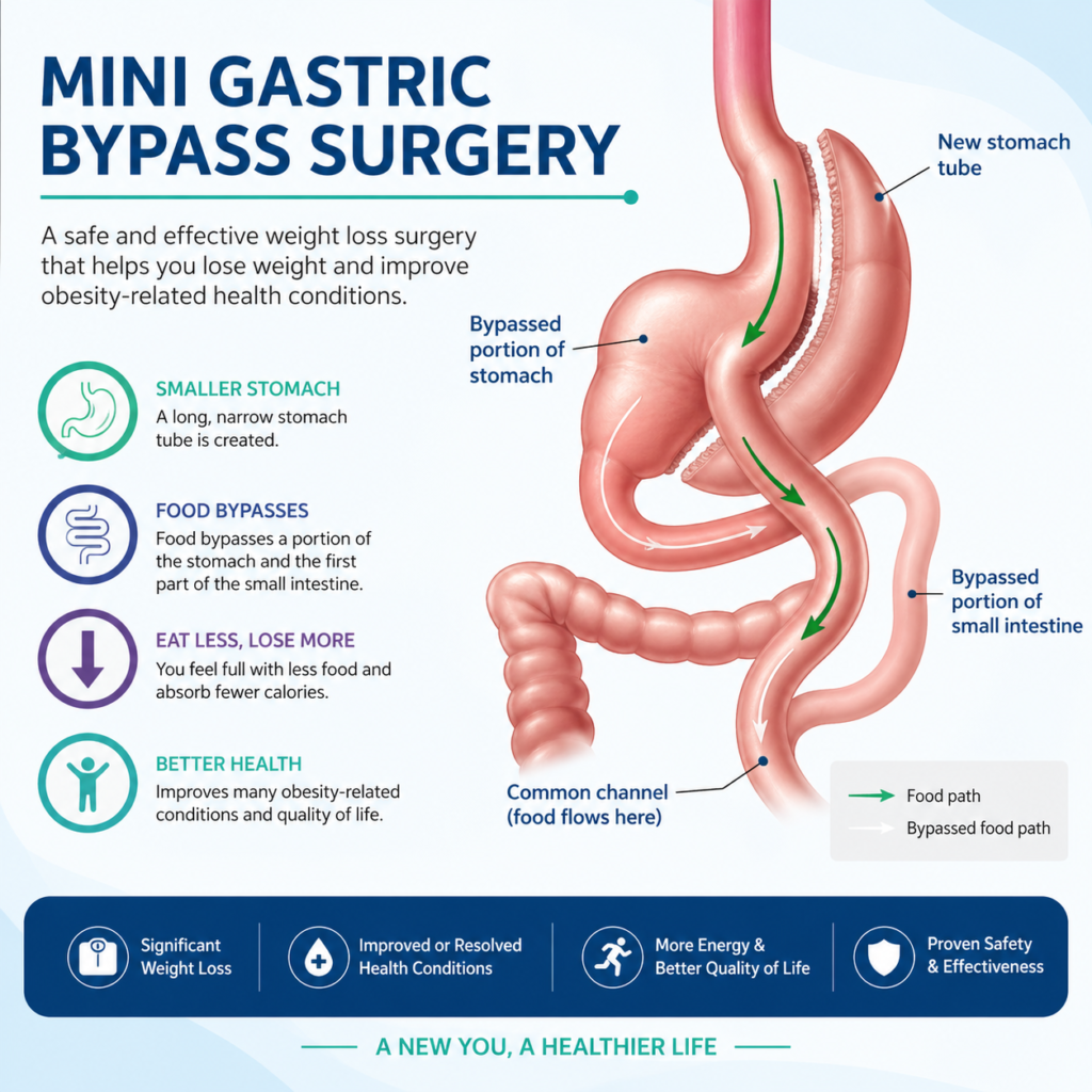 laparoscopic mini gastric bypass surgery in punjab