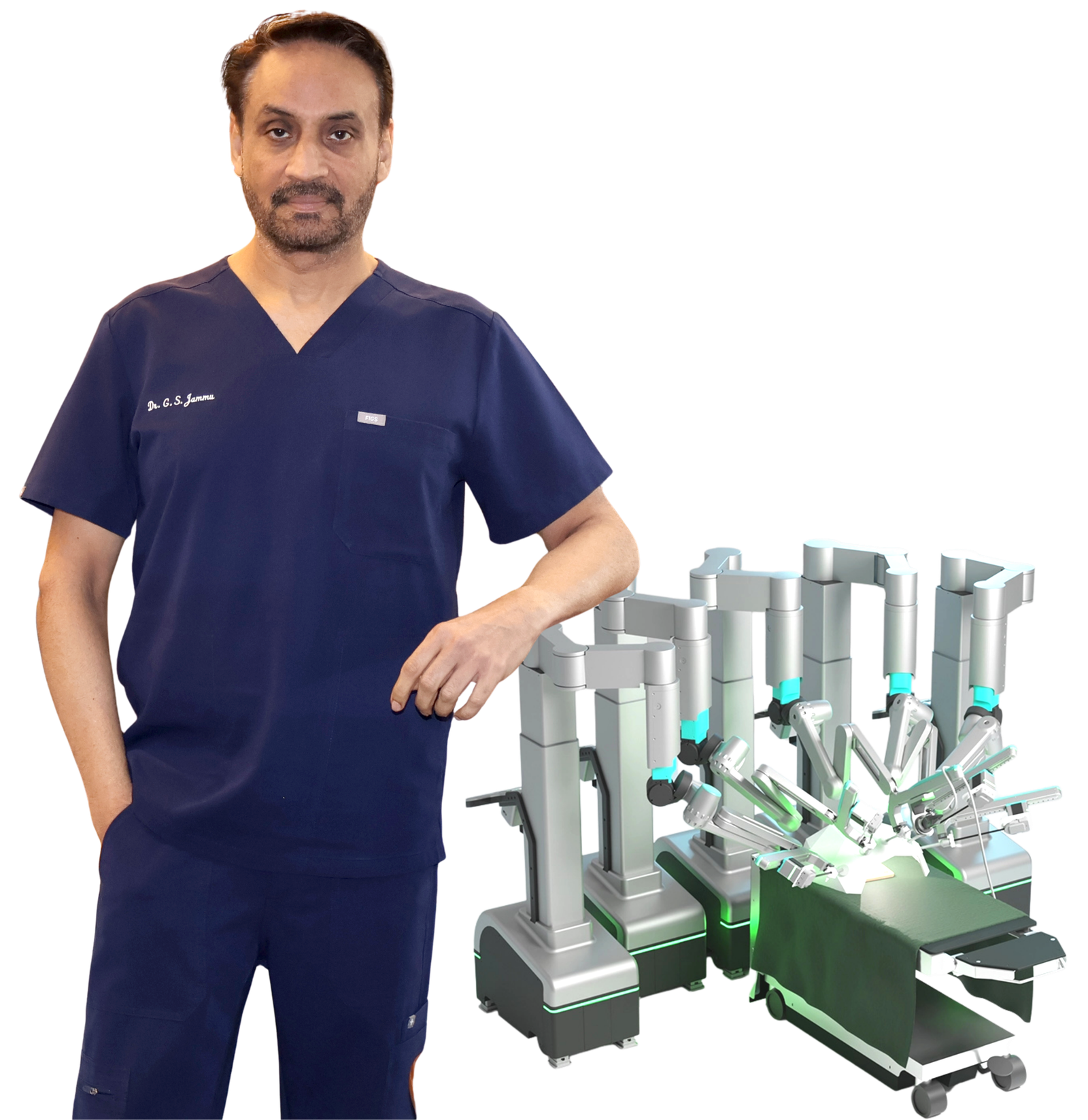 dr gs jammu with robot SSI MANTRA